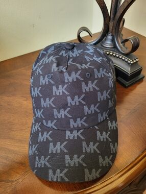 Michael Kors Black Logo Baseball Cap